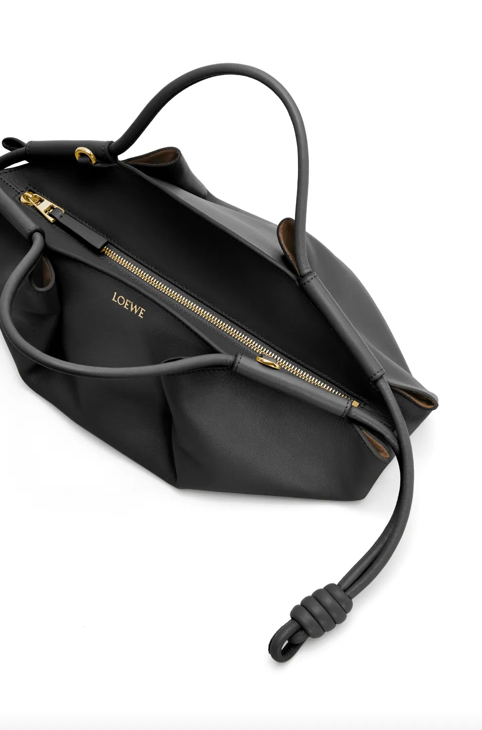 The Paseo Bag in Shiny Nappa - Black